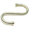 Merriway® BH01130 (5 Pcs) EB Brass Plated Kitchen S-Hooks, 75