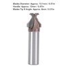 R8 Router Bit, 12mm Shank Arc Bending Router Bit, Integrated