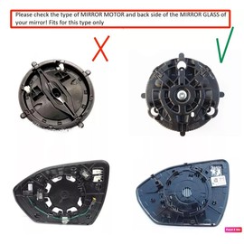 EAP Passenger Side Mirror Glass Compatible with Hyundai Tucson 2022-2025, Santa Cruz 2022-2025, Heated 87621CW000 87621N9040