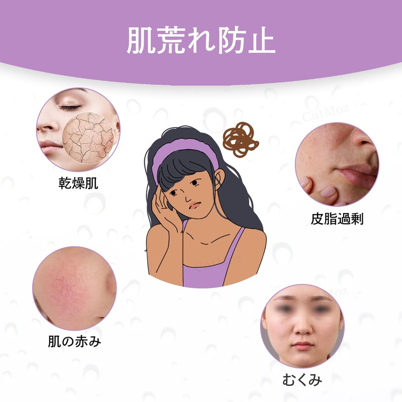 CatMoz Gel Face Mask, Cool and Cool, Skin Soothing, Eliminates
