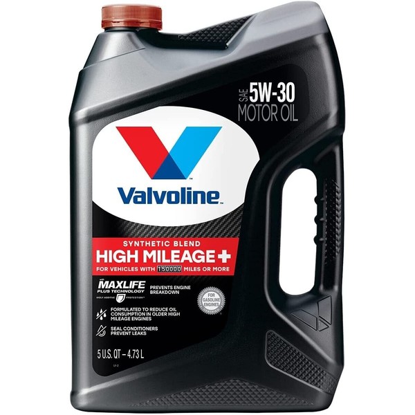 Valvoline High Mileage SAE 5W-30 Engine Oil with MaxLife Plus