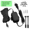 50Ft/15m Outdoor Power Adapter Compatible with Wyze Cam V4, Battery