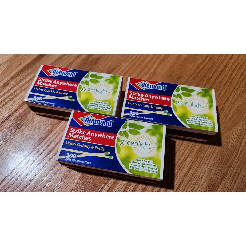 Strike Anywhere Matches - Perfect for Survival Kits, Camping, and