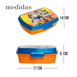 Children's School and Recreation Lunch Box, Sandwich Box for Children and Girls, Sandwich Holder (Dragon Ball)