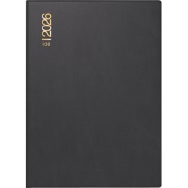 rido/idé Pocket Calendar Mod. perfect/Technik I 2026 | A6, Plastic, Black