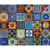Escanver Azulejo De Talavera 10x10 Cm Diferentes Colores 20 Piezas