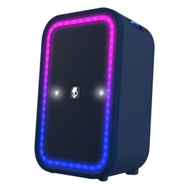 Skullcandy Stomp Party Bluetooth Speaker – IPX7 Waterproof Wireless Portable Speaker, with LED Lightshow & Strobe Modes, 12 Hour Battery, Multi-Link