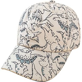 XYIYI Kids Baseball Cap Khaki Dinosaur Boys Sun Hat Cotton Spring Summer Trucker Hats Sport Visor Cap 2-8 Years