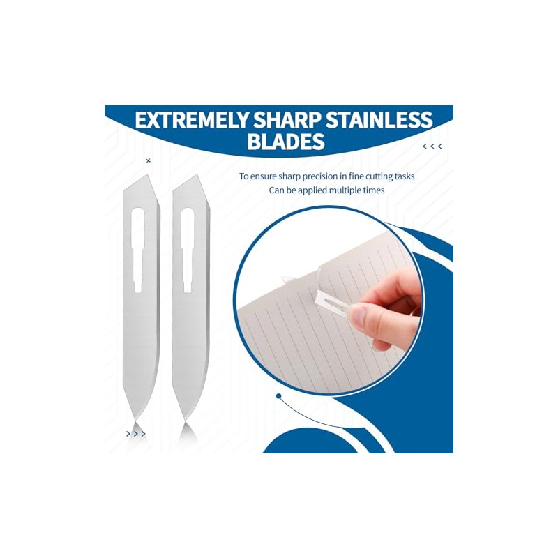 48 Pcs #60 Stainless Steel Blades Replacement