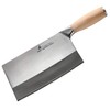 ZHEN Japanese VG-10 3-Layer Forged Chinese Cleaver, 8 inches, Silver