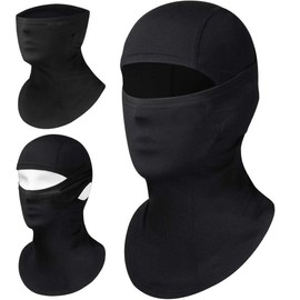 iDopick Face Mask Ski Mask for Men & Women, Balaclava Ski Mask Winter Windproof Thermal Face Cover with Neck Gaiter for Snowboarding Motorcycling Outdoor Activities Black