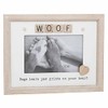 Shudehill Giftware Scrabble Sentiments Frame - Dog Photo Frame