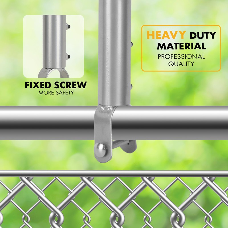 18 Pack 1-3/8'' Chain Link Fence Extension, 20'' Fence Extension