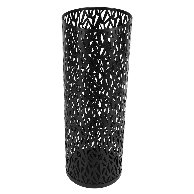 Umbrella Stand Rack for Entryway Metal Hollowed Freestanding Round Umbrella