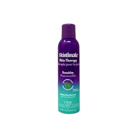 Skintimate Skin Therapy - Gel de afeitado hidratante para mujeres con vitamina E, aloe y mantequilla de oliva para pieles sensibles, 7 onzas por Skint