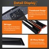 Rain Guards Compatible with 2020-2025 Nissan Sentra,Tape-On Side Window Visor