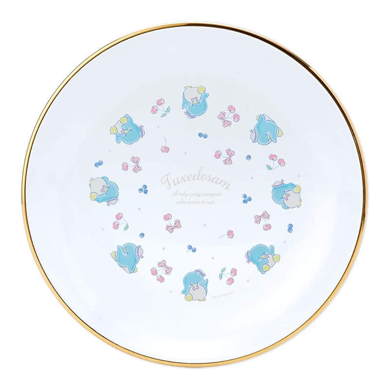 Sanrio 080438 Tuxedo Thumb Glass Plate