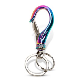 BESYL Color Commerce Keychain with 2 Key Rings, Office and School Heavy Duty Car Key Chain for men and women.