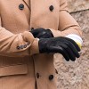 YELLOW-PRICE Men Husband Winter Gloves American Sheepskin Fluffy Cashmere Lined