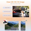3 Channel Dash Cam 2K+1080P Front, Inside and Rear, Screenless