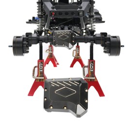 AMK - Carcasa de latón para eje portal TRX4, 2 piezas delanteras y traseras, para 1/10 RC Crawler TRX6