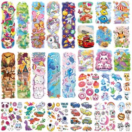 Tazimi Temporary Tattoo Full Half Arm Temporary Tattoos -Marine organism Dinosaur Outer Space Race Car Fake Tattoos for Party Supplies