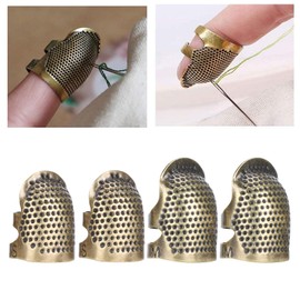 Hatirea Exquisite Abrasion Resistant Sewing Embroidery Hand Sewing for Thimble, Thimble, Needlework (015 models)
