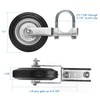 Bailoo 2 Pack Gate Wheel Supporting Swing Gate with 1-3/8"