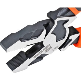 Vanquish 8 Inch Linemans Pliers High-Leverage Linesman Pliers with Side Cutting Design (3163)