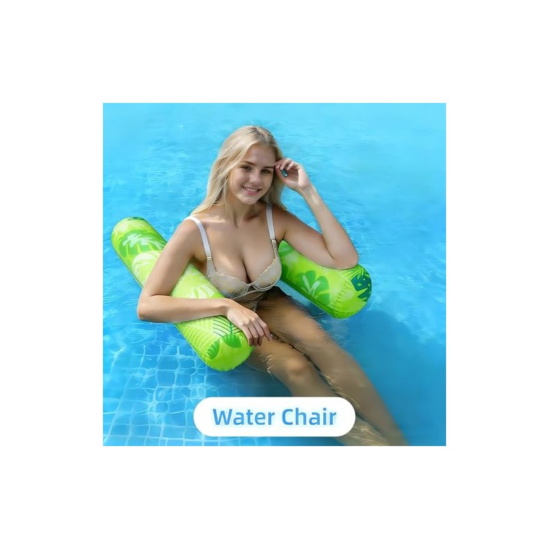 Inflatable Pool Floats Adult，5 Pack Multi-Purpose Pool Float Water Hammock，Pool