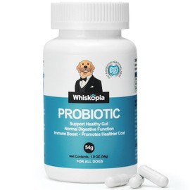Probiotics for Dogs, Dog Probiotics with Digestive Enzymes with and Prebiotics for Support Gut & Digestion Health, Immune Support, Reduce Diarrhea, 120 Capsules