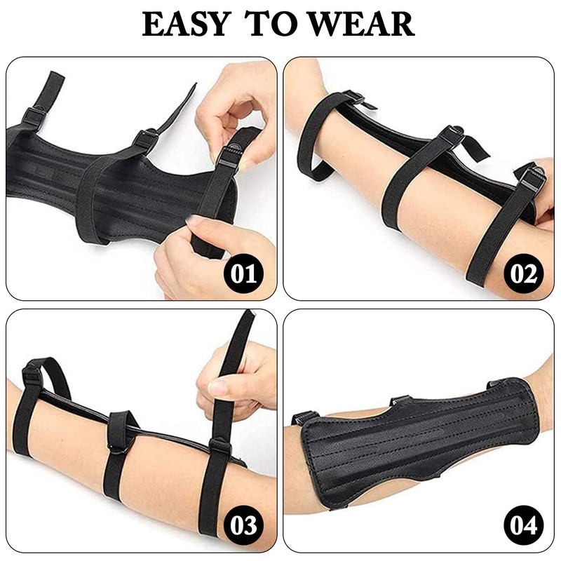 1 Set Archery Arm Guards, Armguard Protector Archery Finger Tab