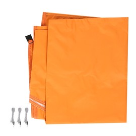 Outdoor Sun Shade Sail Triangle Canopy UV Resistant Waterproof Portable Awning for Camping TentOrange