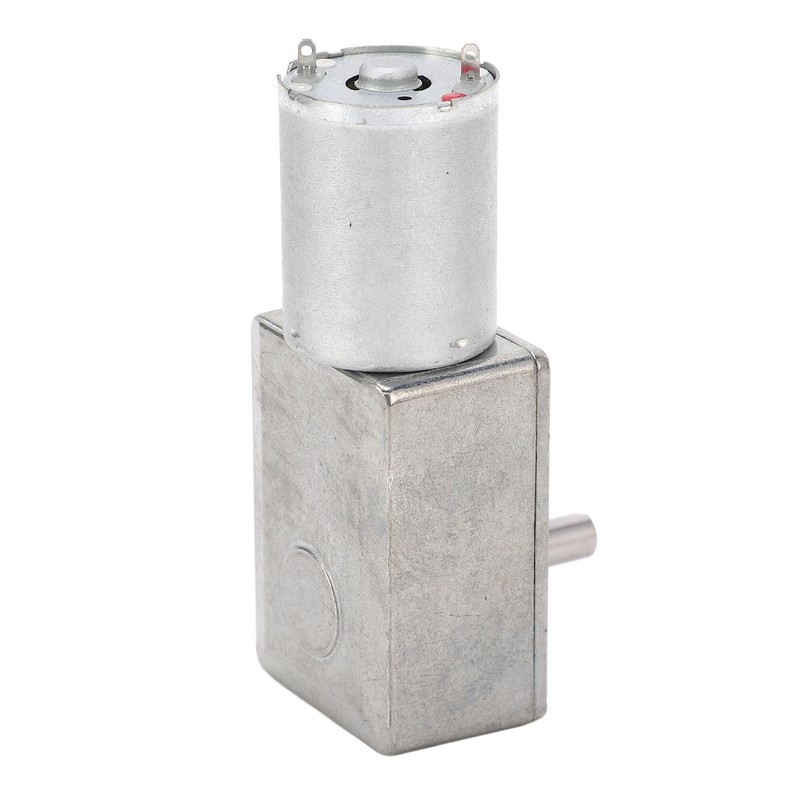 Worm Gear Motor High Torsion 12mm Single Shaft Self Locking