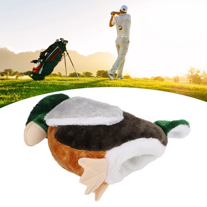 Restokki Plush Cloth Golf Club Head Cover Creative Animal Duck