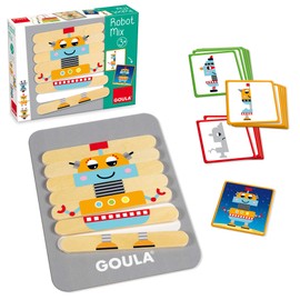 Goula 50212 Robot Mix Educational Game for Children, Colourful
