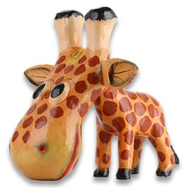 Art Craft Wooden Giraffe Hand Carved in Various Finishes