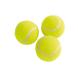 No Label 9760560 3er Set Tennisbälle + Tasche, gelb
