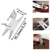 DGZZI Guitar Multi Wrench Tool Silver Stainless Steel Guitar Switch