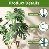 10 Pack Stackable Monstera Plant Support Stakes, Climbing Plants Support