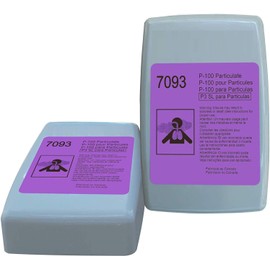 2Pcs (1Pair) 7093 P100 Particulate Filter Compatible with 7093 Use with 6800 6200 7502 FF-4 Filter Retainer for Indoor and Outdoor Work