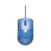 BUFFALO BSMOU27SMBL Wired Optical Mouse, Silent, 3 Buttons, Size M,