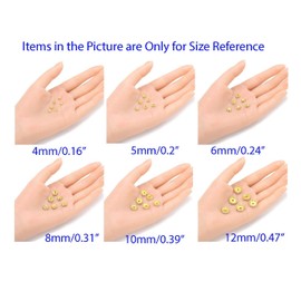 Adabele CF4-514 100pcs 5 mm AAA 14k Gold Plated Copper Brass Rondelle Spacer Round Loose Beads Light Sapphire Austrian Crystal Rhinestone for Jewellery Crafting Making