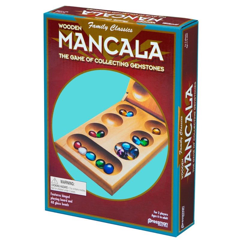 PRESSMAN TOYS PRE442606 MANCALA-AGES 6 TO ADULT; 2-4 PLAYERS