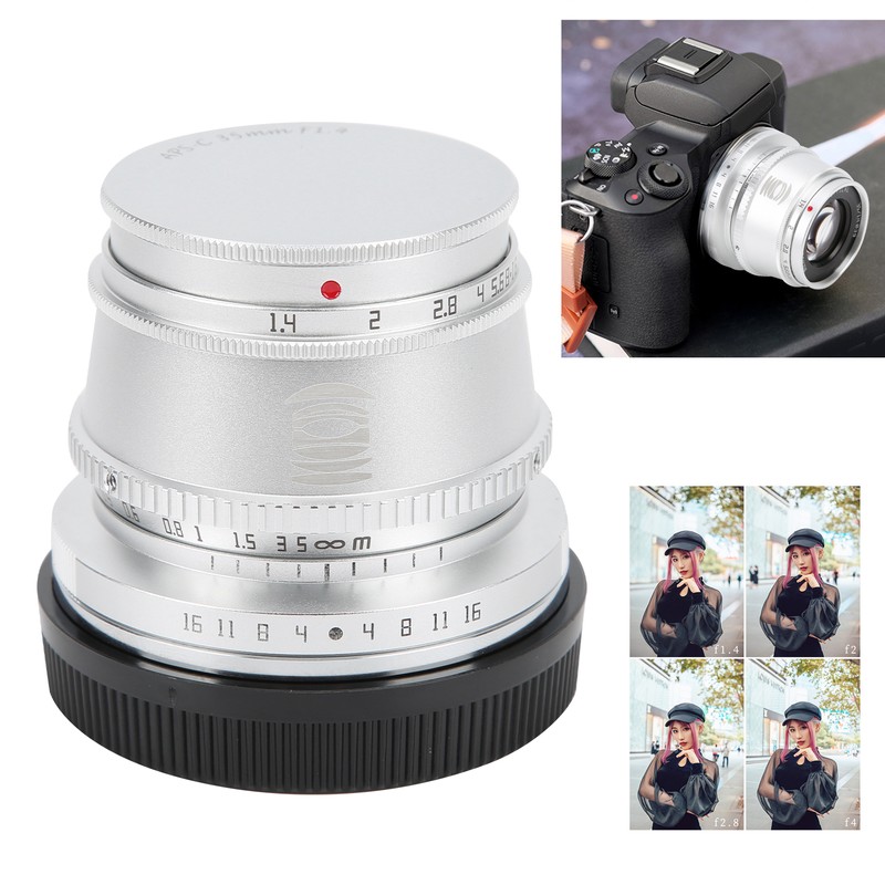 TTArtisan 35mm F1.4 for EOS.MMount APSC Lens for Canon M3/M5/M6/M6