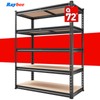 Raybee Garage Shelves Classic 5-Tier Metal Storage Shelving Unit Height