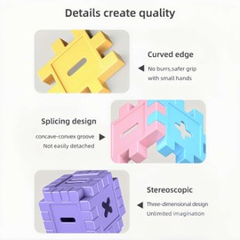 SOPHIYAYA Building Blocks for Toddlers & Kids 260 Pcs Toy Building Sets – STEM Building Toys –Interlocking Building Blocks for Toddlers and Kids
