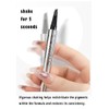 5 Colors Hair-like Strokes Eyebrow Pen, Mimics Natural Eyebrow Liquid
