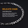 KYUNHOO 6.5FT/2M Stainless Steel Chunky Chains for Jewelry Making 10MM