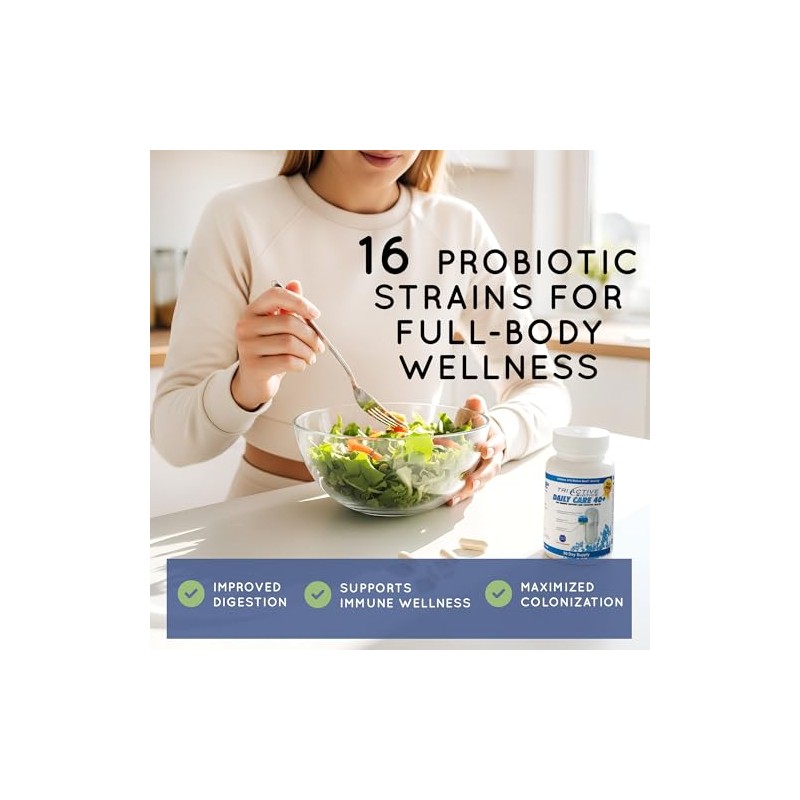Essential Source TriActive Biotics Daily Care - Probióticos, mezcla prebiótica